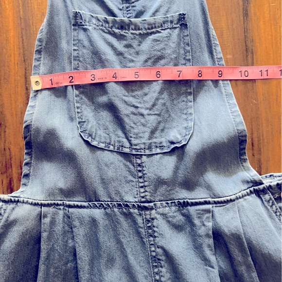 EUC - Never Worn-Jean Wide Leg Over-Alls - Size Medium- (See Measurement Pics) - Picture 7 of 13